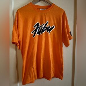 FUBU: Men's Orange Logo Tee (Forever 21)